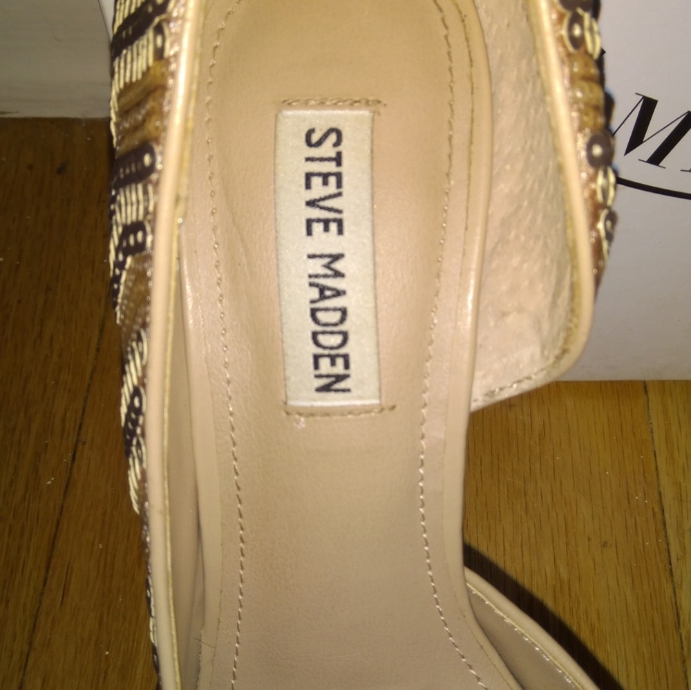 Steve Madden Disko champagne platform heel - Picture 6 of 8